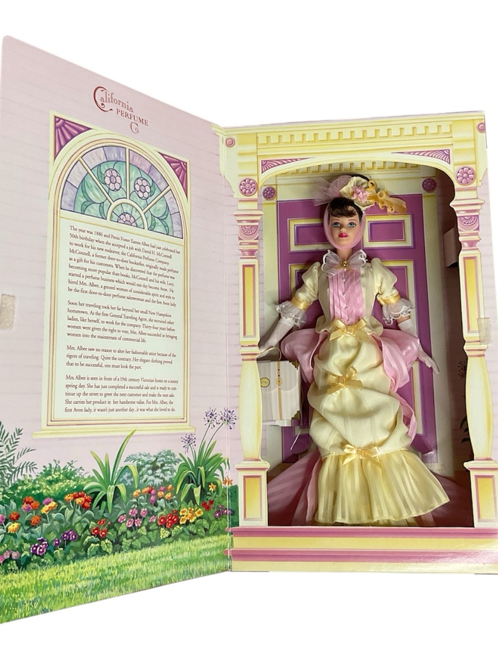Mattel Vintage Doll in Pink and Cream Display Box